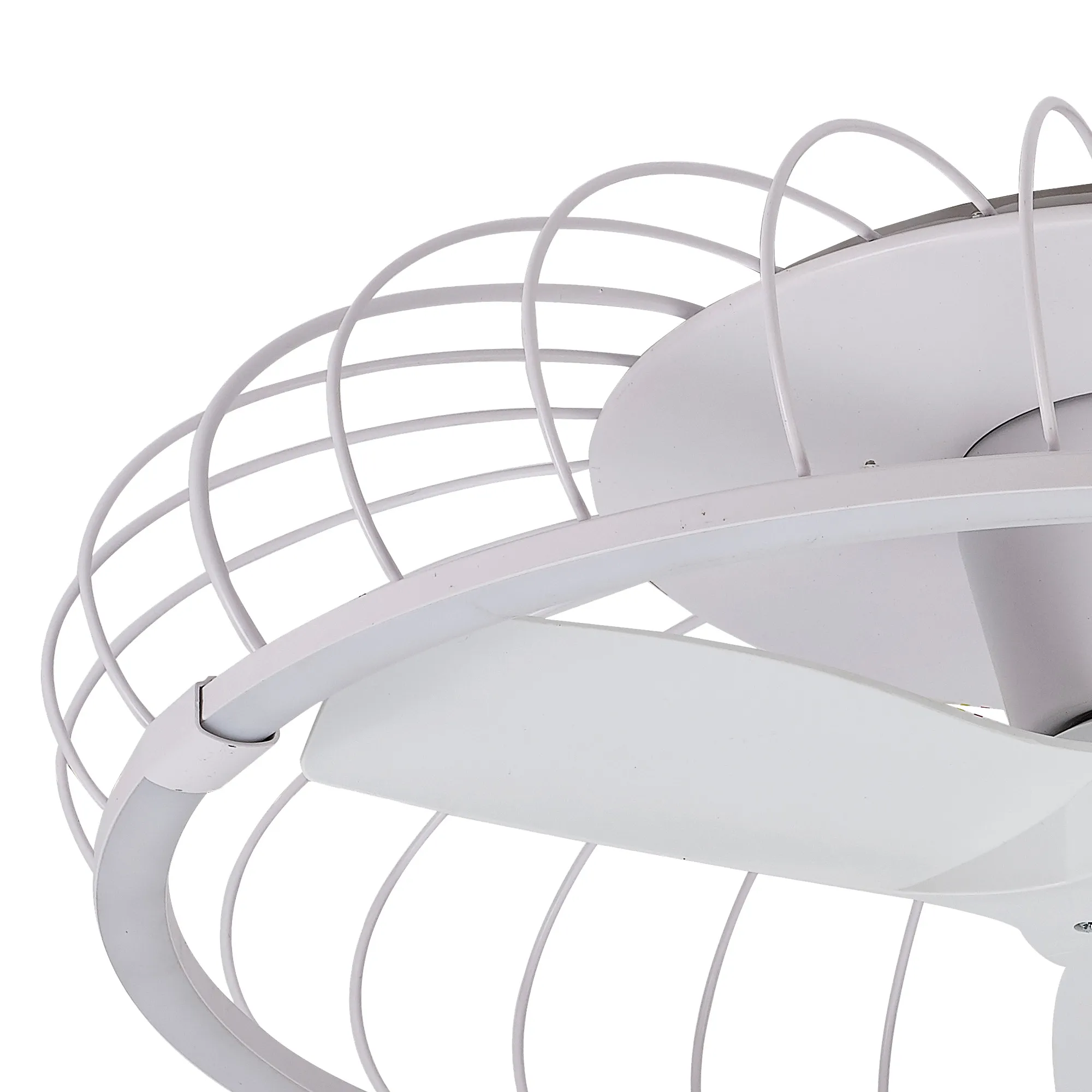 Nature 75W LED Dimmable Ceiling Light & Fan, Remote / APP / Voice Controlled White M7807  Mantra Nature